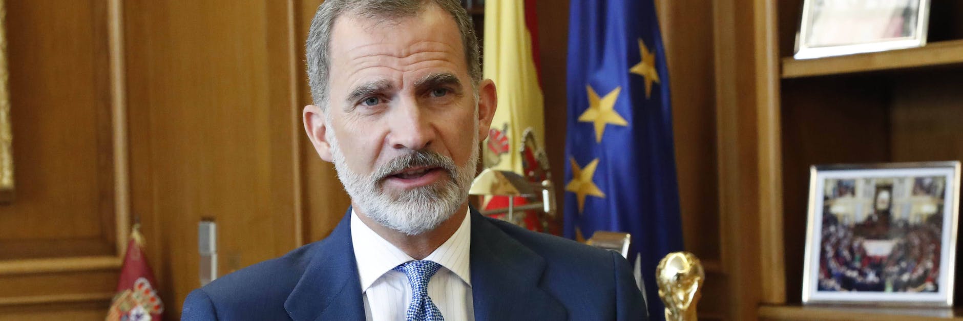 König Felipe VI. schweigt bisher zu den Umsturz-Forderungen.