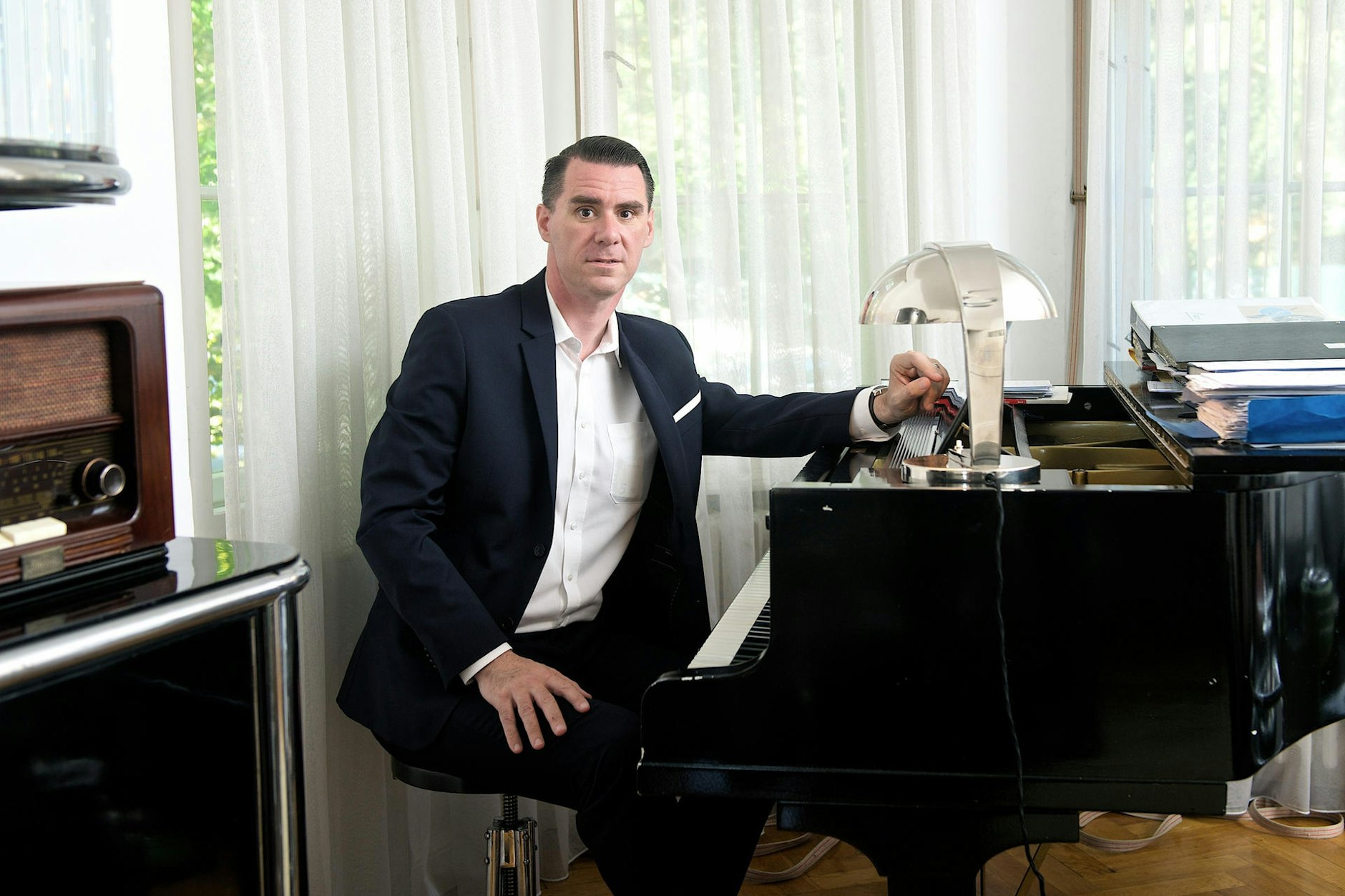 Swing-Star Andrej Hermlin erlebte im Flieger nach Mailand dramatischen Minuten.