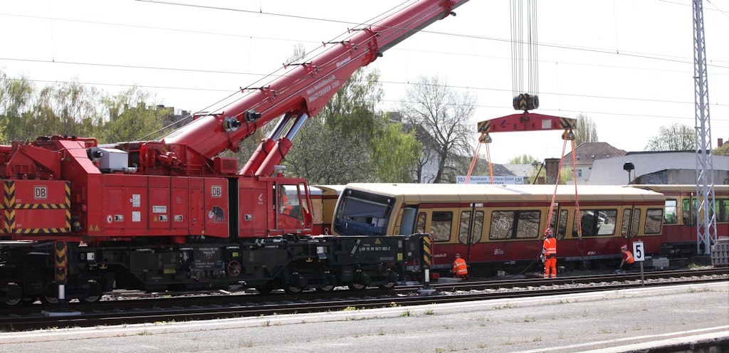 SBahnUnfall in Lichtenberg Strecke noch bis Montag