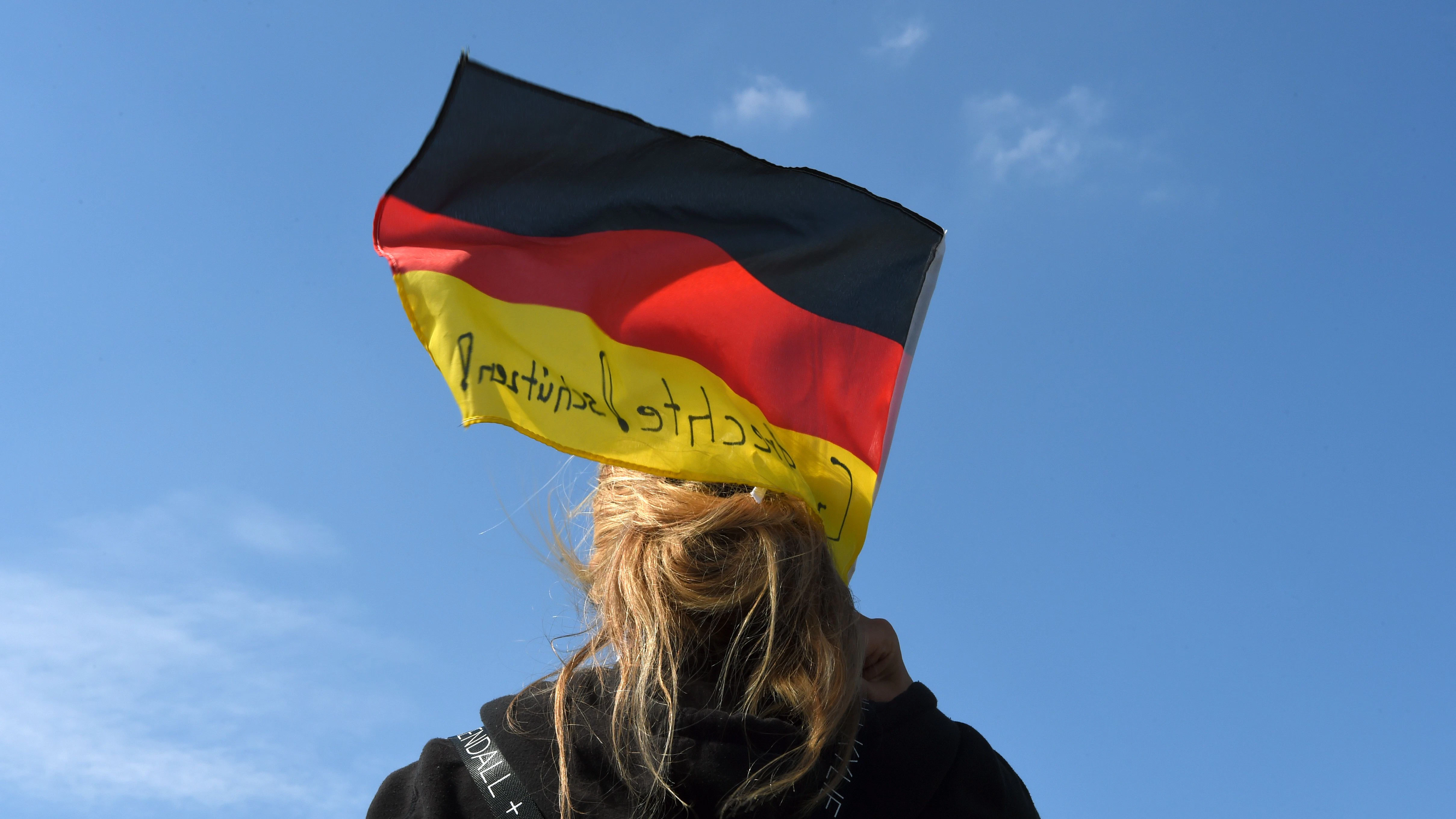 Demonstration in München gegen die Corona-Schutzmaßnahmen.