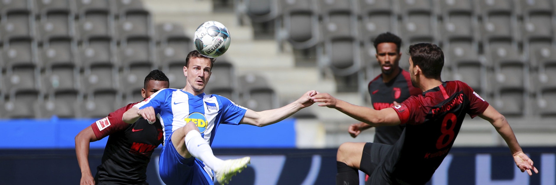 Hertha BSC gewinnt auch gegen den FC Augsburg.