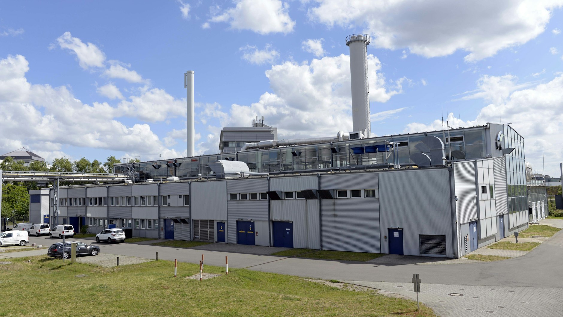 Das BTB Heizkraftwerk in Adlershof.