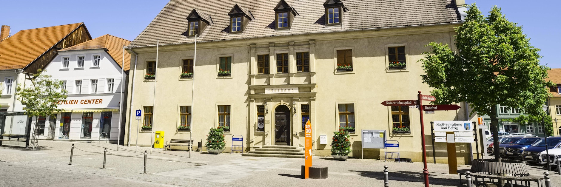 Die Szene ereignete sich unweit des Rathauses von Bad Belzig.