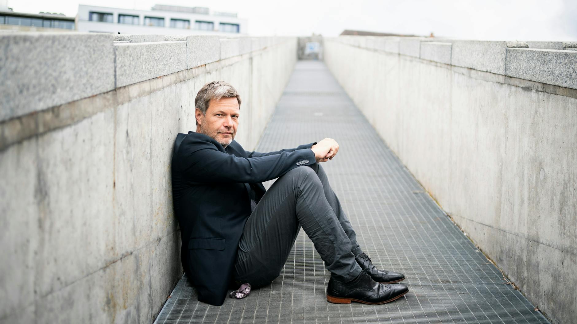 Robert Habeck im Invalidenpark in Berlin.