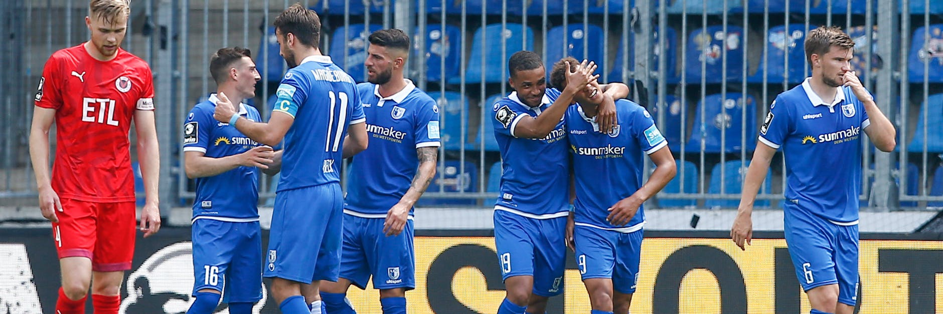 Der FC Magdeburg kann unter dem neuen Trainer Thomas Hoßmang wieder jubeln.