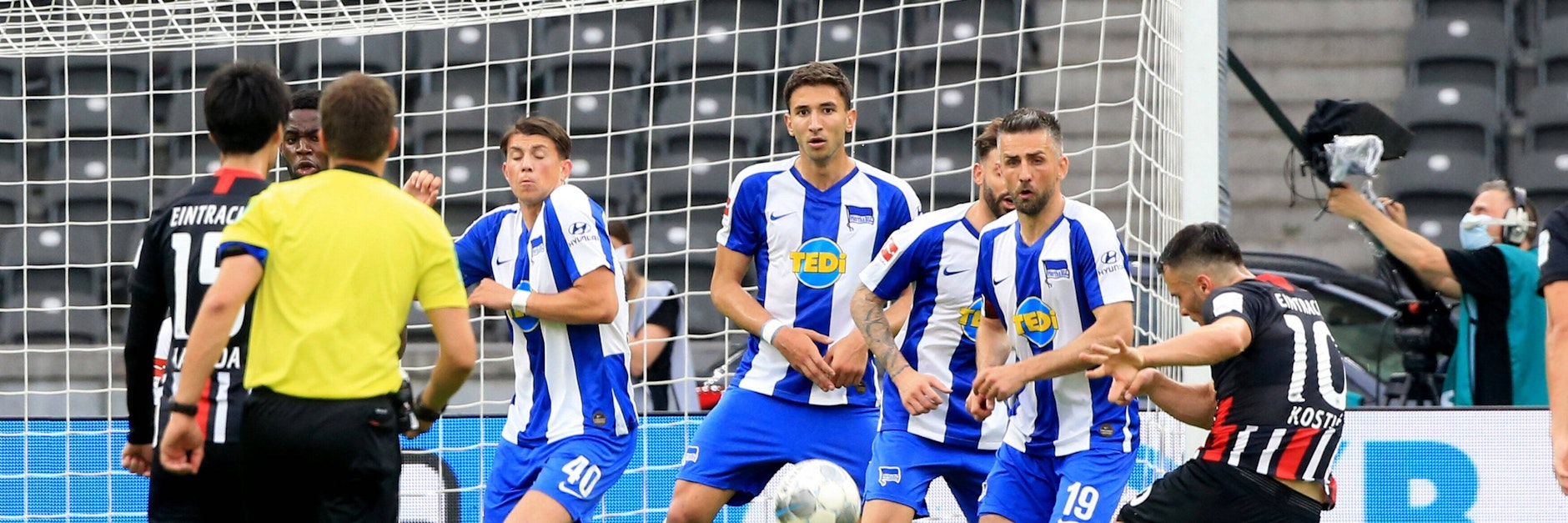 Verunsichert: Nach der roten Karte ging für Hertha plötzlich nichts mehr.