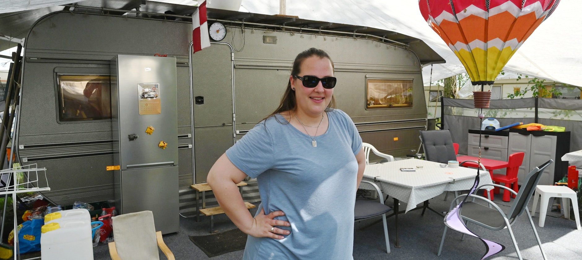 Sandy Griese campt schon seit über 30 Jahren mit ihrer Familie auf dem Zeltplatz „Kuhle Wampe.“<br>