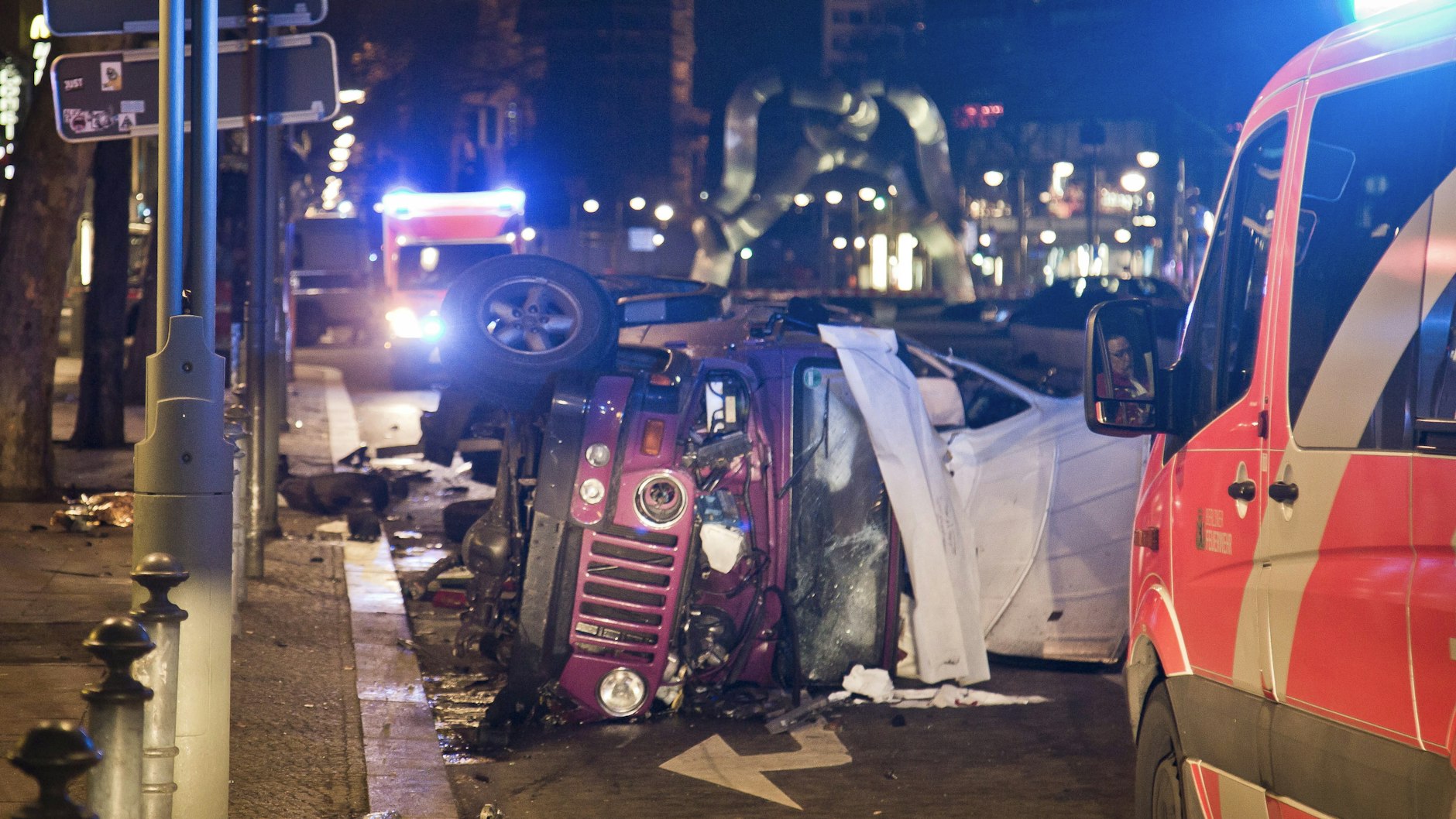 Foto vom Unfallort, Januar 2017.<br>