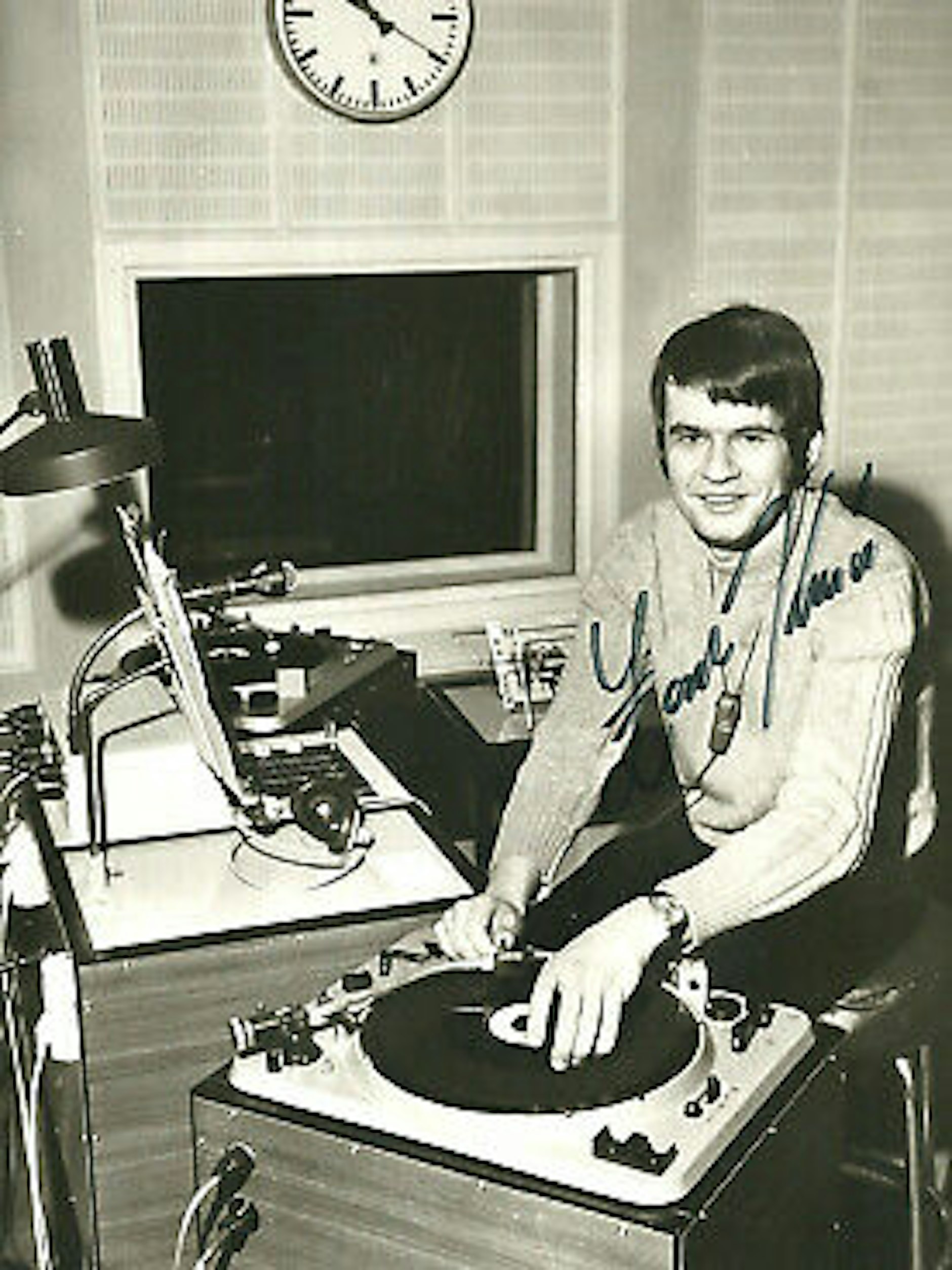 So sah die Autogrammkarte von Lord Knud in den 60er-Jahren aus, als er beim Rias die „Schlager der Woche“ moderierte.