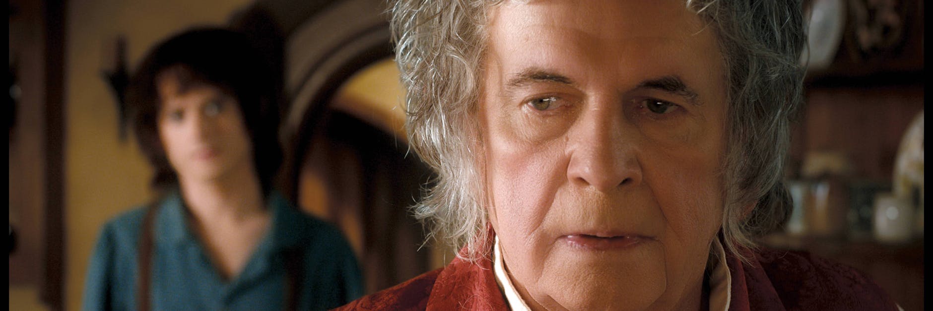 Ian Holm in seiner bekanntesten Rolle als Hobbit Bilbo Beutlin in "Herr der Ringe".