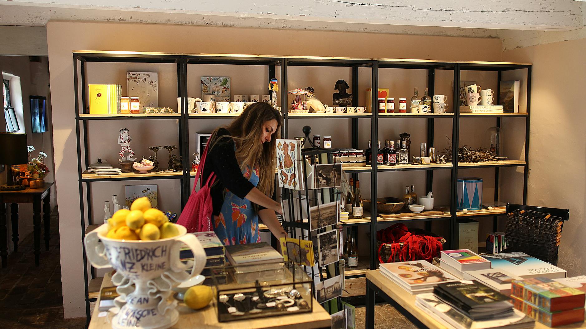 Im Hofladen gibt es Erlesenes. <br><br>