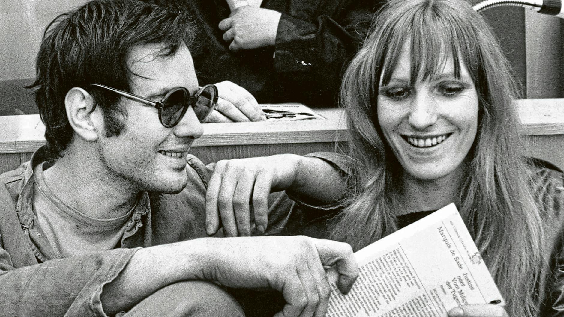 Die erste RAF-Generation: Andreas Baader und Gudrun Ensslin während des Brandstifter-Prozesses 1968. 