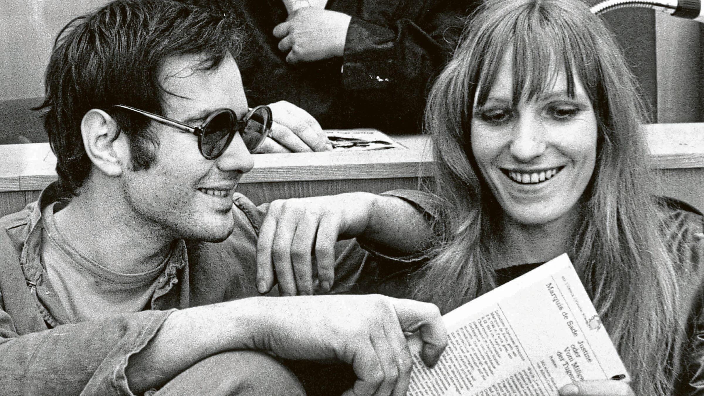 Die erste RAF-Generation: Andreas Baader und Gudrun Ensslin während des Brandstifter-Prozesses 1968.&nbsp;
