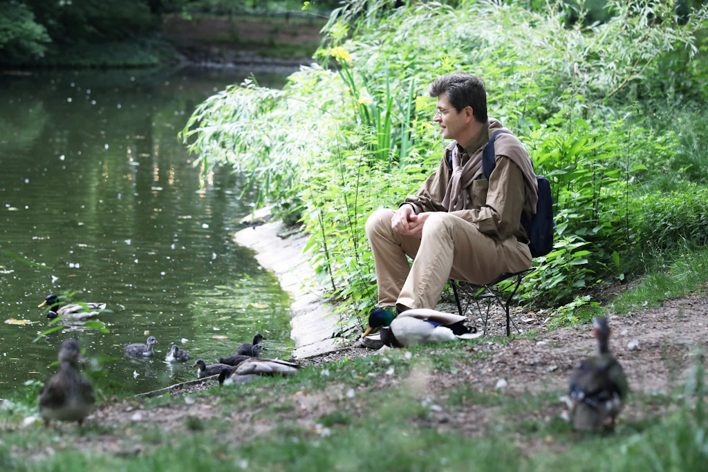 Der Enten-Flüsterer aus dem Steglitzer Stadtpark