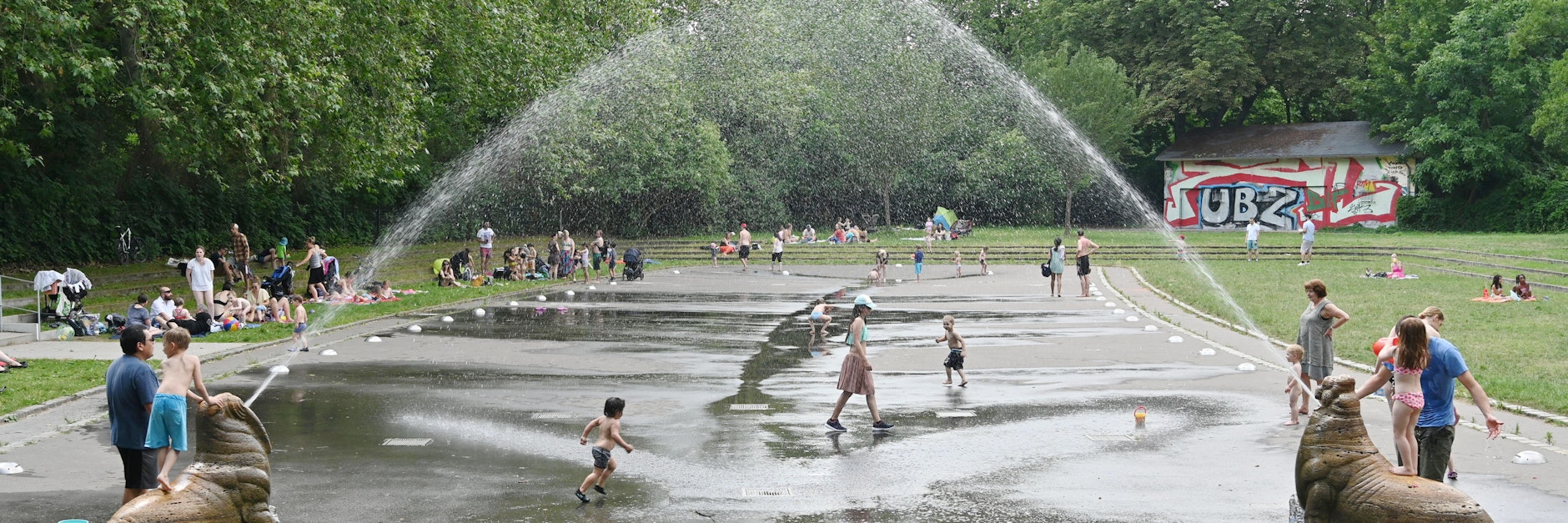 In Weissensee darf schon wieder geplanscht werden.