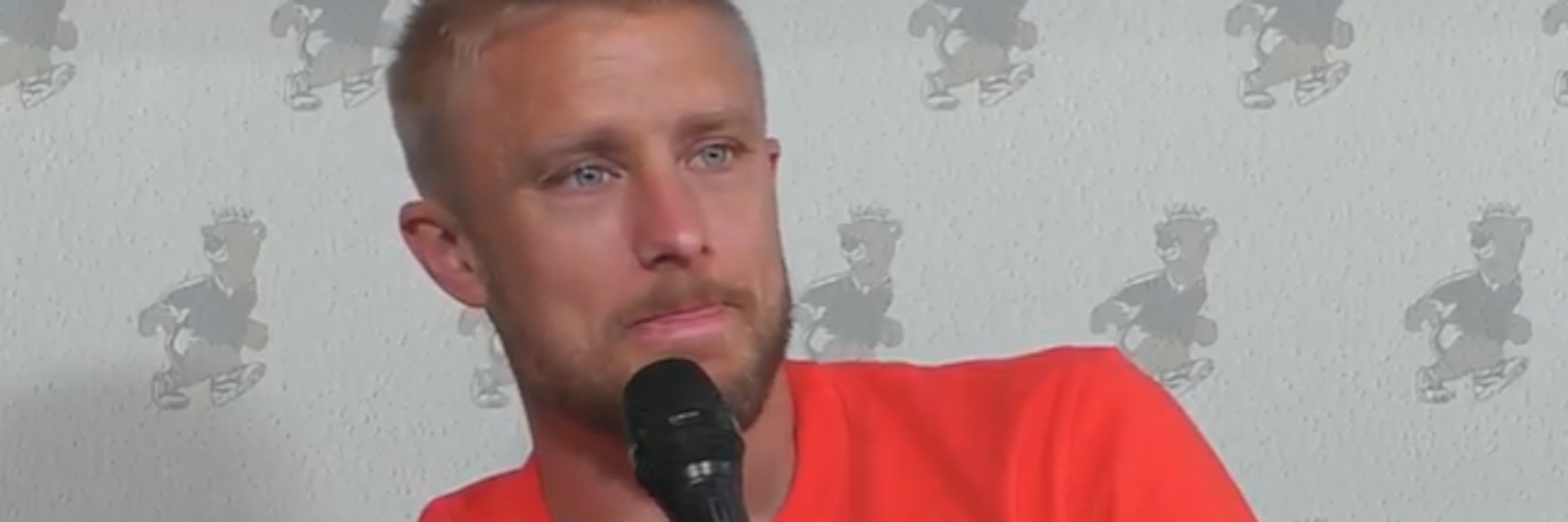 Per Skjelbred ließ vor laufender Kamera ehrliche Tränen rollen.