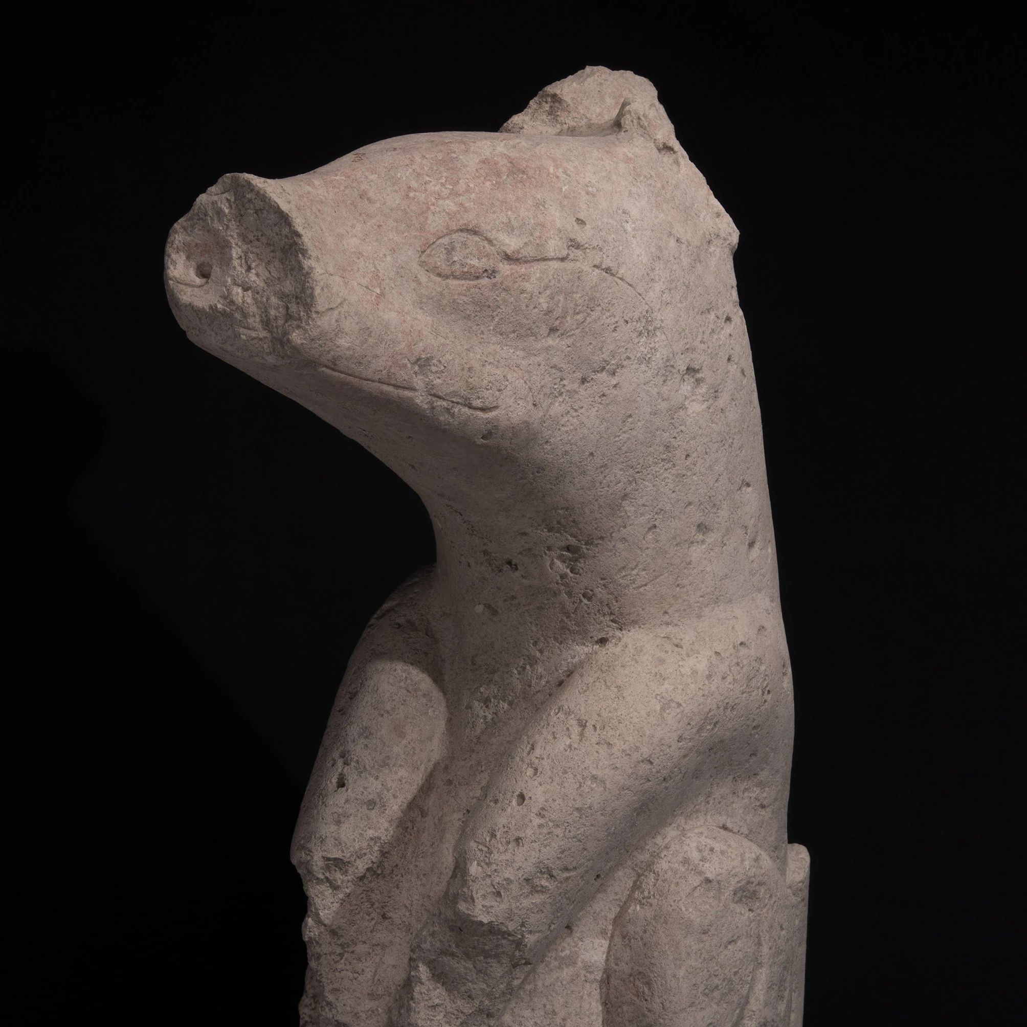 Ausgegraben in Aguada Fénix: eine Steinskulptur aus der Zeit 1000 bis 700 Jahre v. Chr.&nbsp;