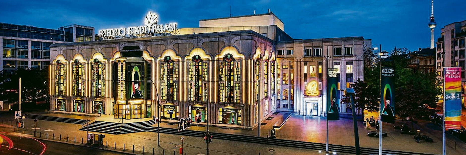 Der Friedrichstadt-Palast, die größte Show-Bühne der Stadt, bleibt bis 2021 geschlossen.