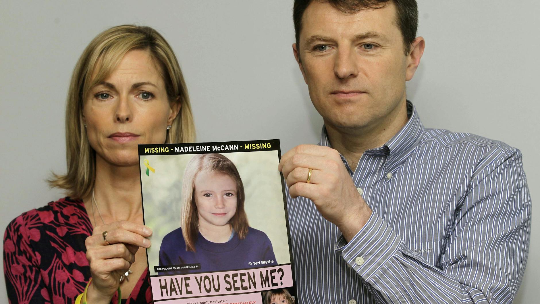 Kate und Gerry McCann suchten europaweit nach ihrer kleinen Tochter.