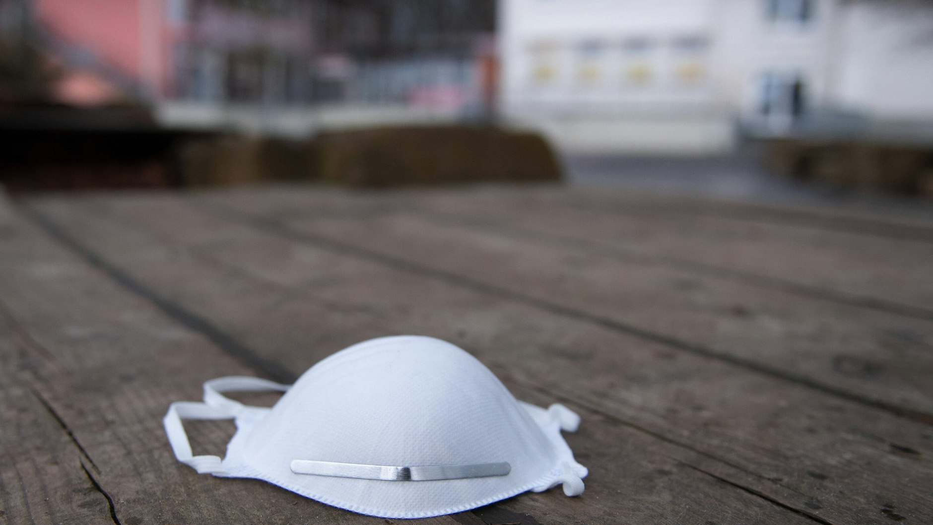 Maske, mit der man sich und andere vor Corona schützen kann.&nbsp;