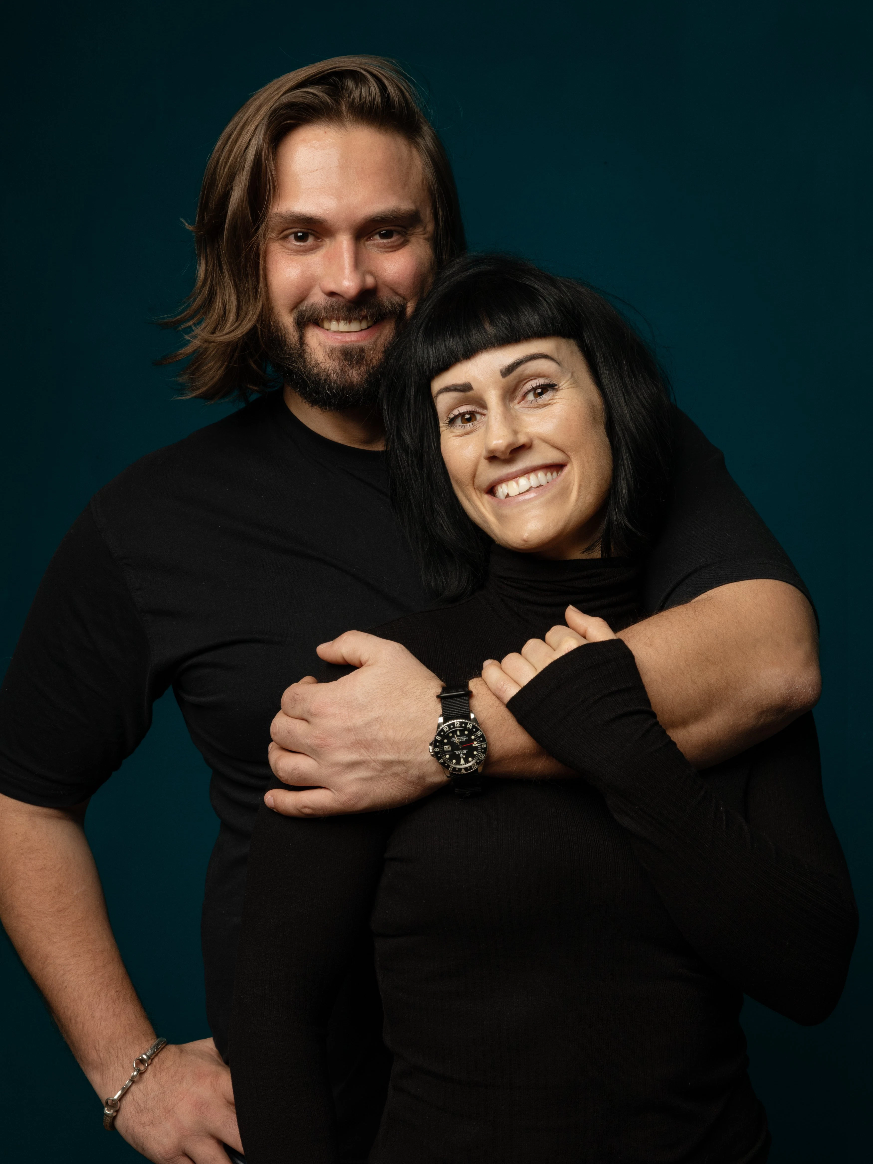 Verena Sam mit ihrem Mann Achim.