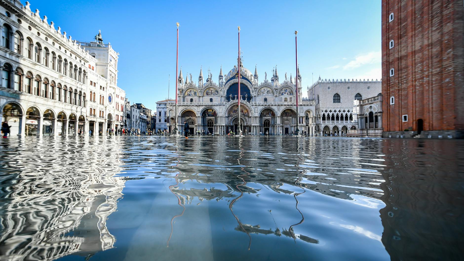 Im November stand Venedig unter Wasser. Solche Szenarien soll „Mose“ verhindern.