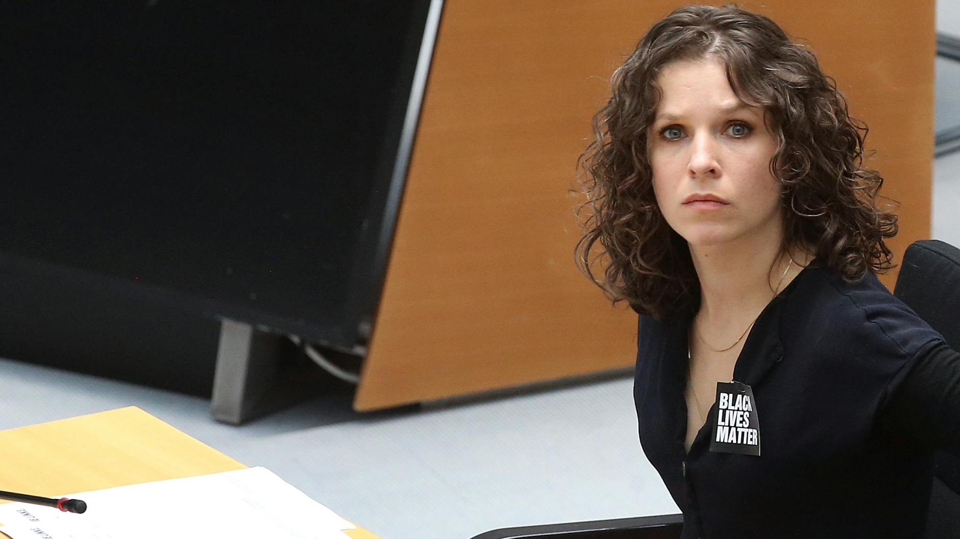 Fraktionsvorsitzende der Linken im Berliner Abgeordnetenhaus, Anne Helm.