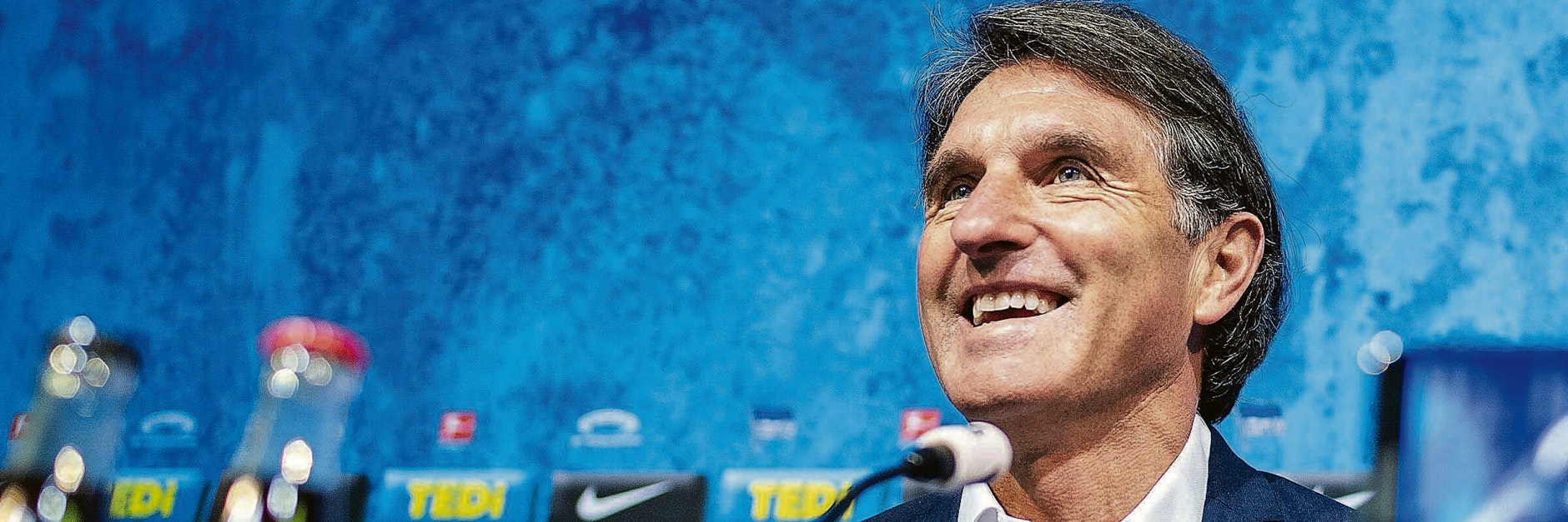 Vier gewinnt heißt das neue Motto und Trainer Bruno Labbadia für Hertha BSC nach der Corona-Zwangspause.