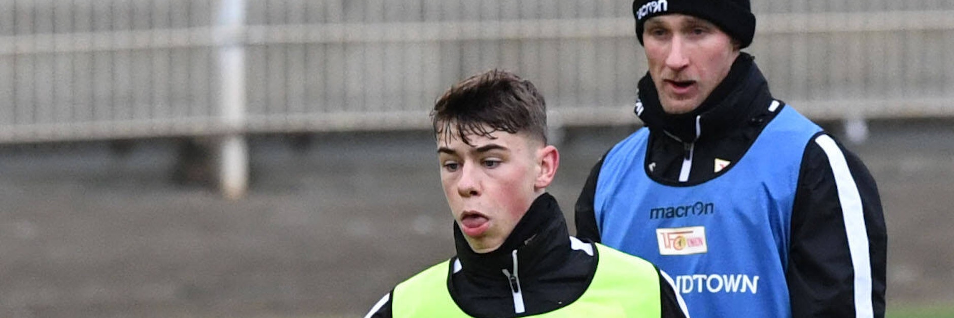 Unions Bundesligastürmer Sebstian Polter konnte sich im Training schon des Öfteren von den Fähigkeiten Tim Maciejewskis überzeugen.