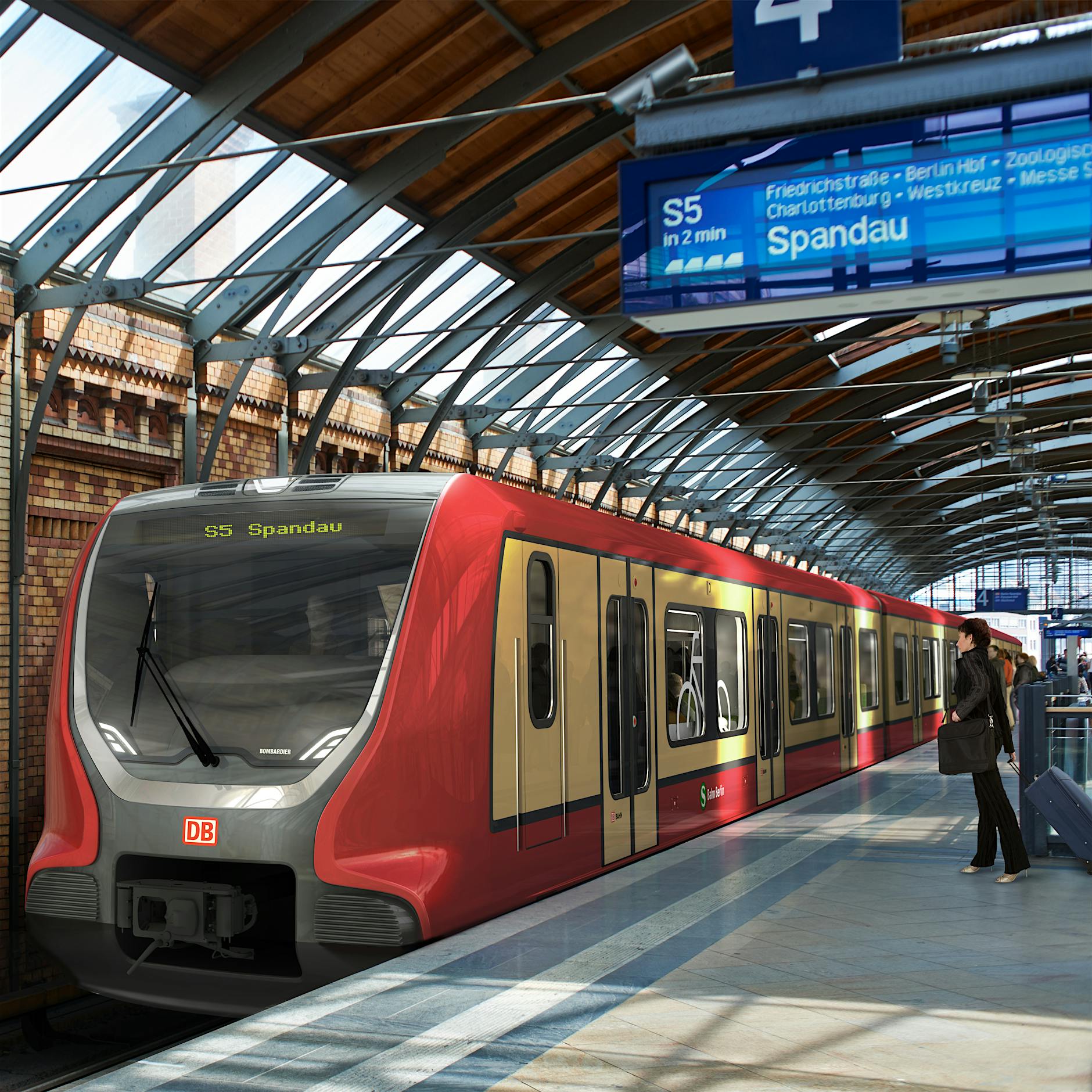 So könnte die neue S-Bahn für Berlin und Brandenburg aussehen