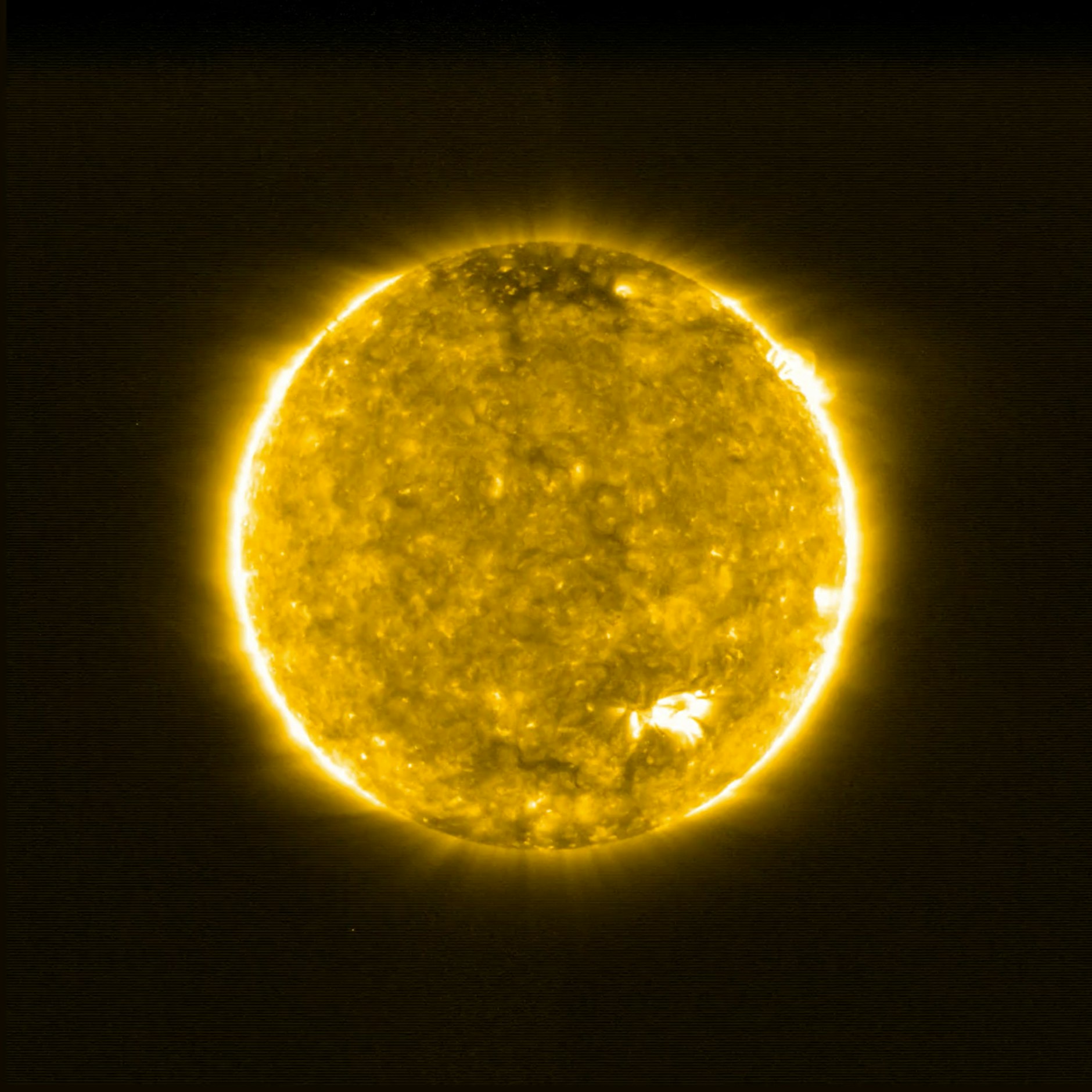 Die Sonne aus 77 Millionen Kilometer Entfernung.