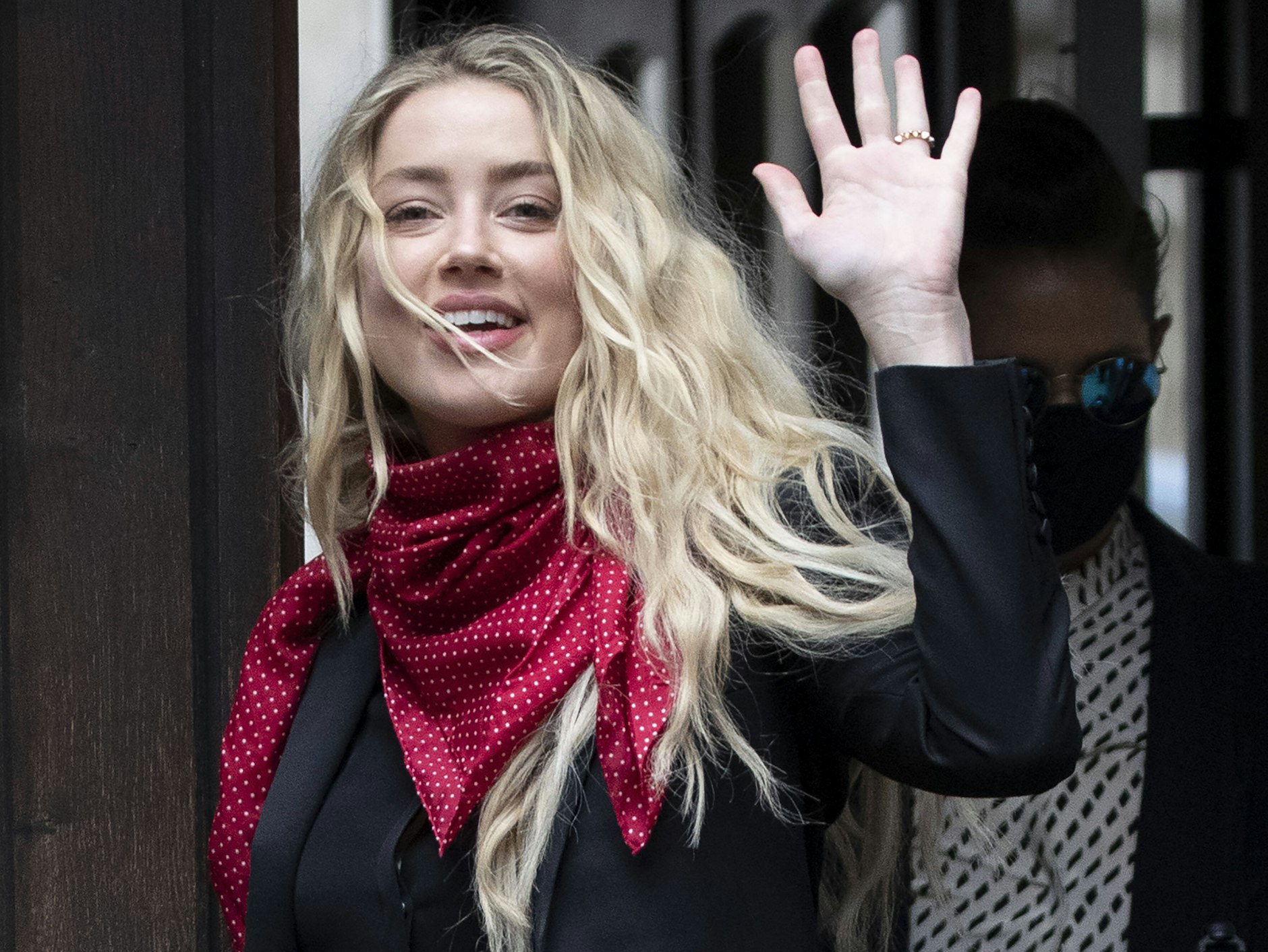 Diebin von anderer Frauen Leidensgeschichten: Schauspielerin Amber Heard am Donnerstag vor dem Londoner High Court.