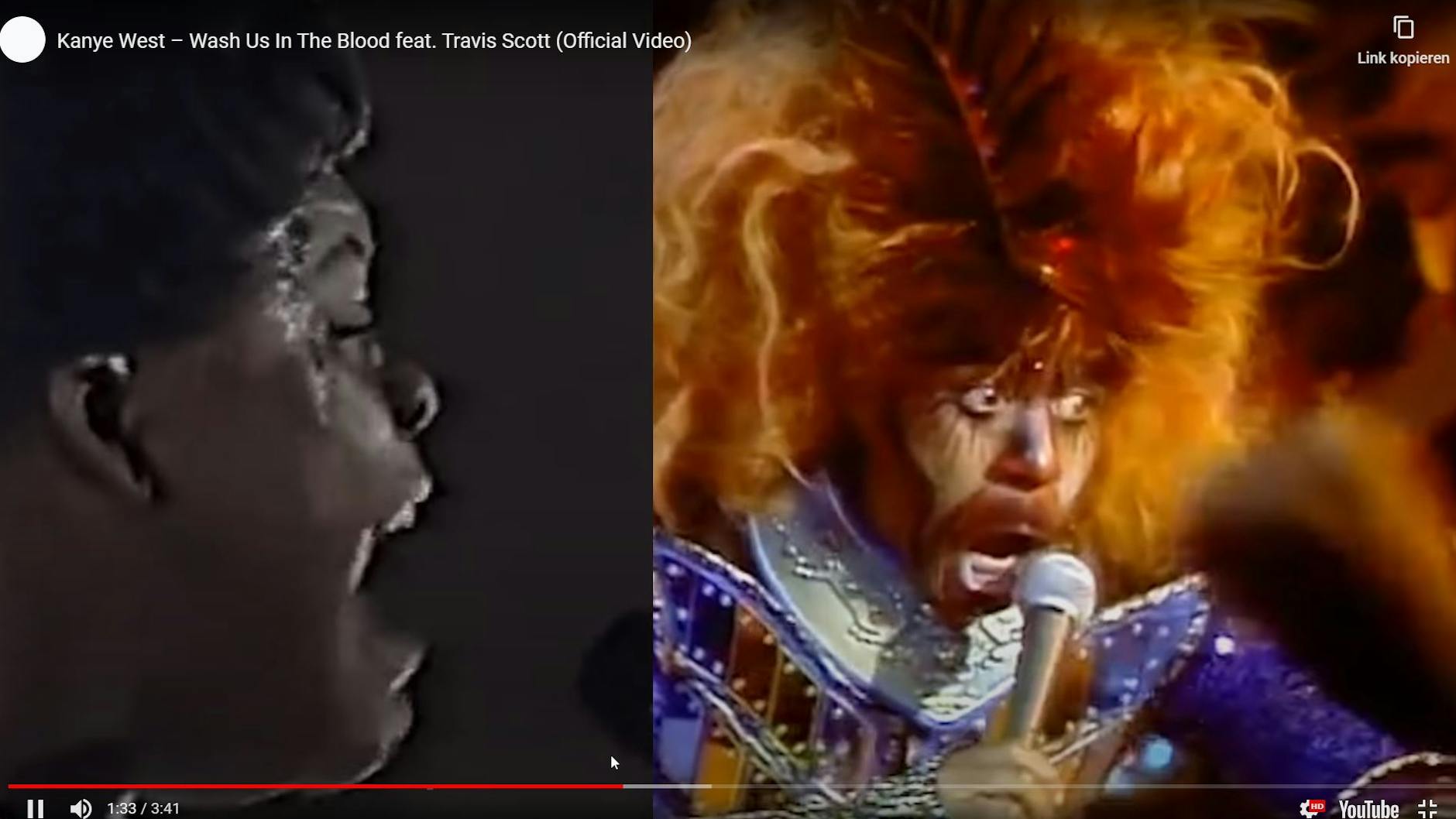 Eklektisches Durcheinander: das Video „Wash Us In The Blood“.