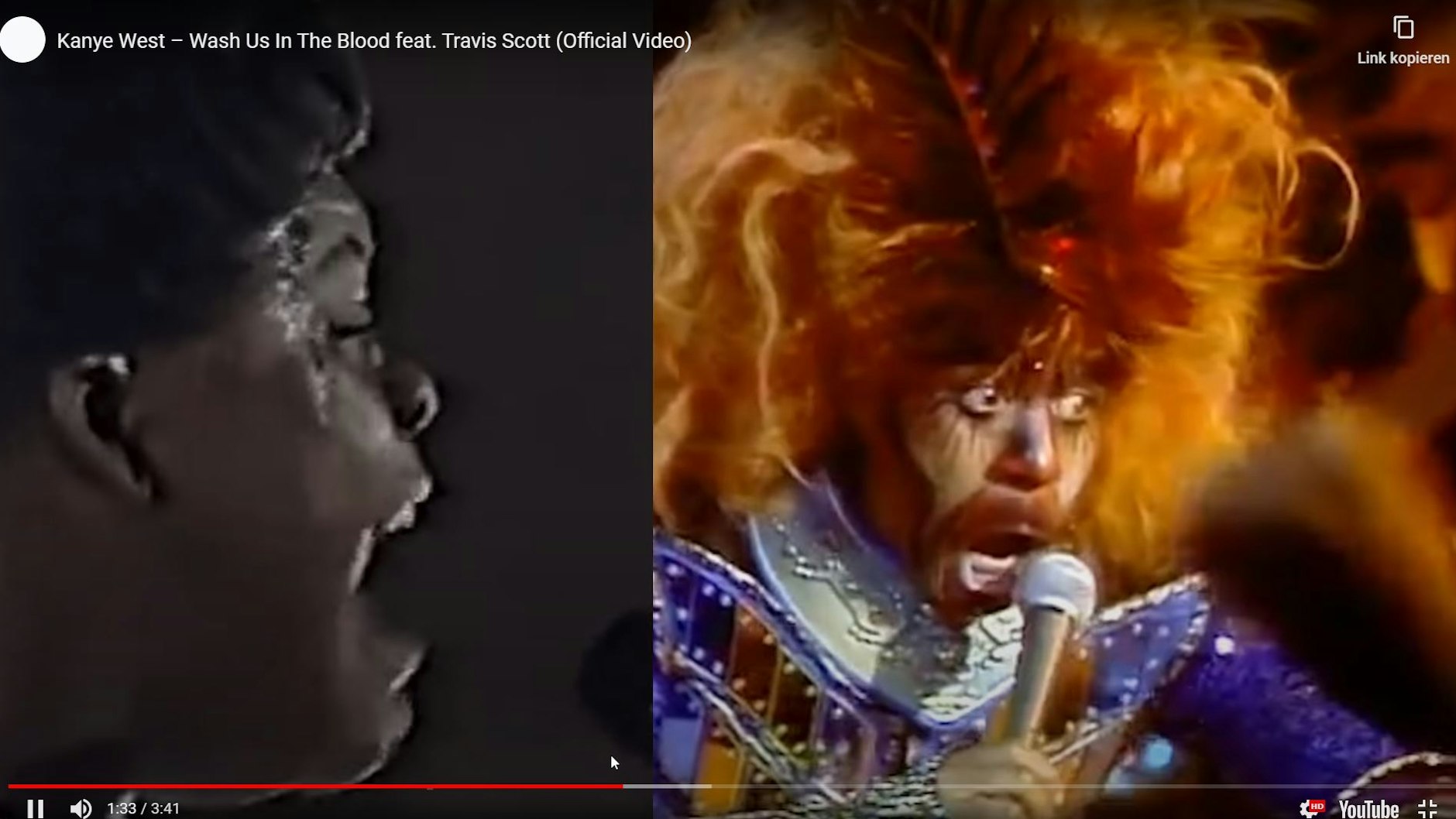 Eklektisches Durcheinander: das Video „Wash Us In The Blood“.