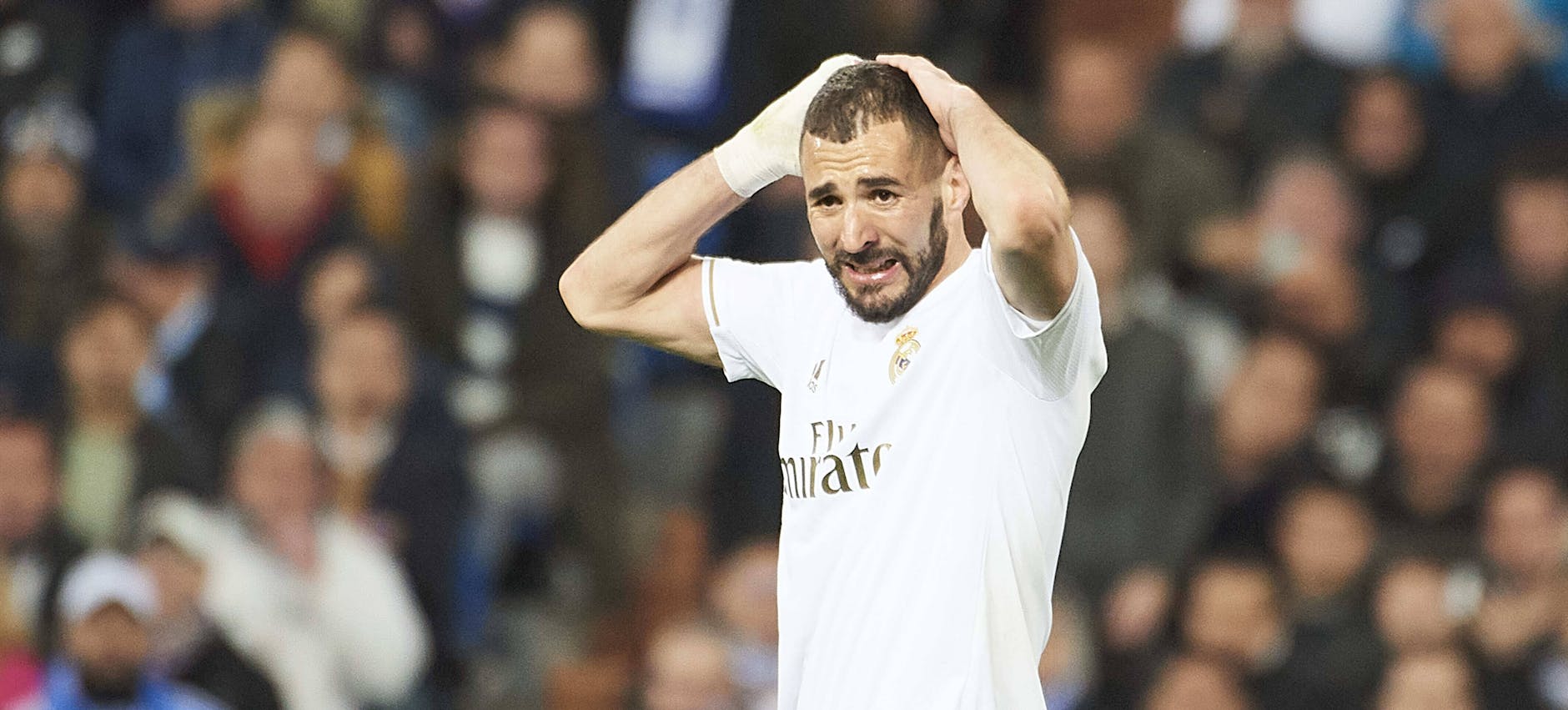 Karim Benzema im Trikot des spanischen Rekord-Vereins Real Madrid. 
