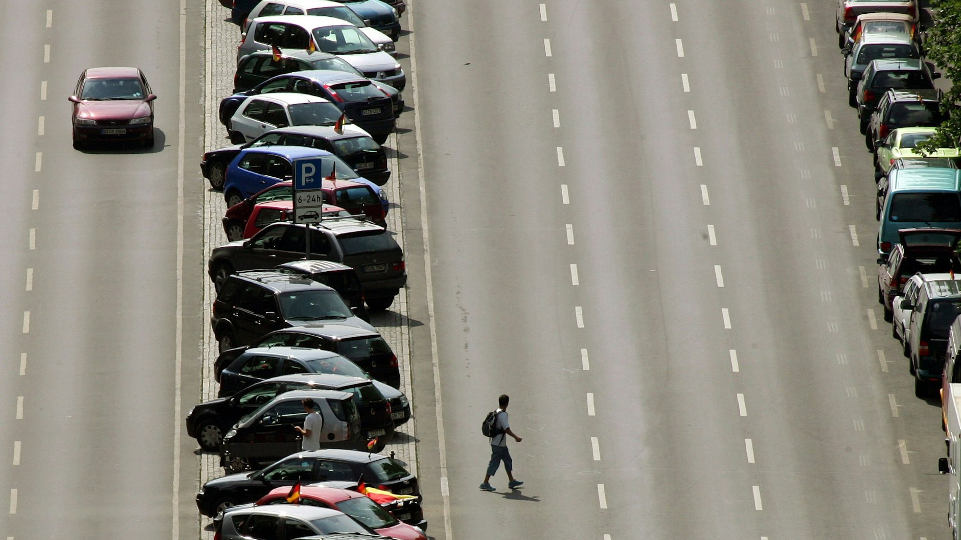 Parkraumbewirtschaftung in Berlin.