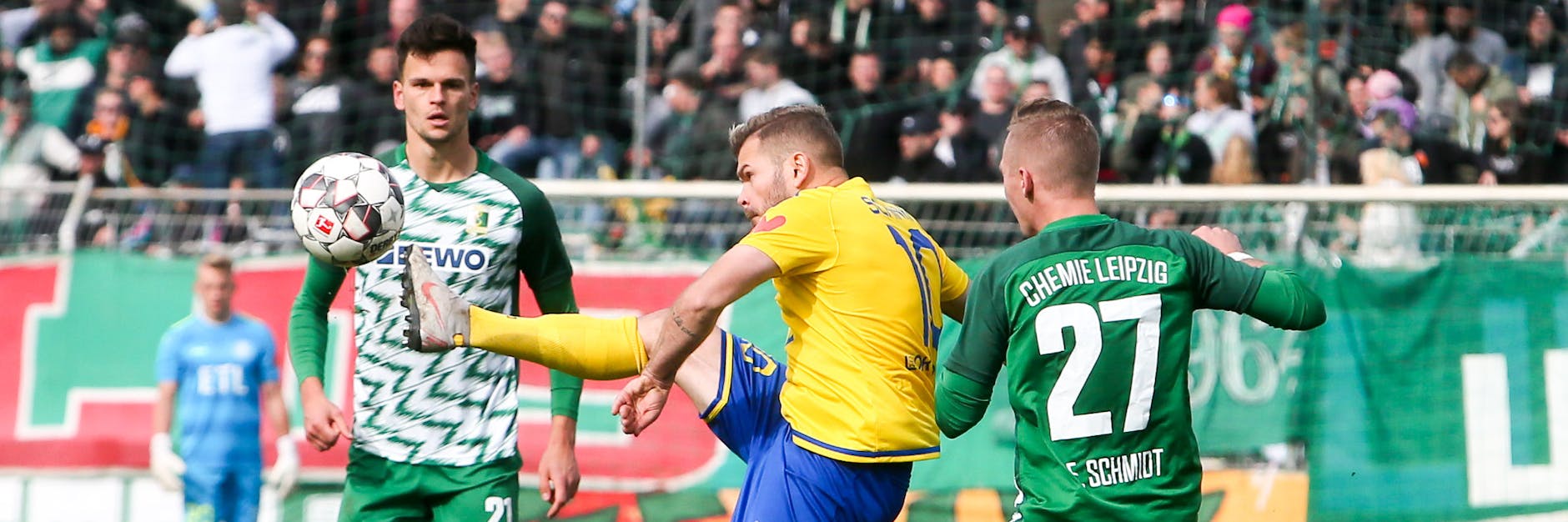 Eines der brisantesten Derbys im deutschen Fußball: Chemie gegen Lok Leipzig (hier am 6. Oktober 2019).