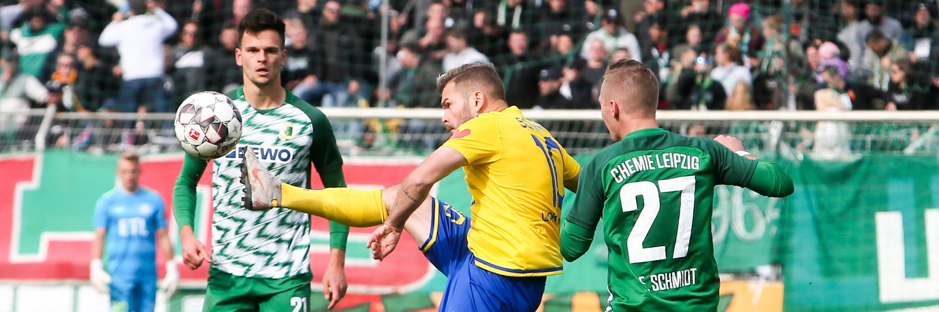 Eines der brisantesten Derbys im deutschen Fußball: Chemie gegen Lok Leipzig (hier am 6. Oktober 2019).