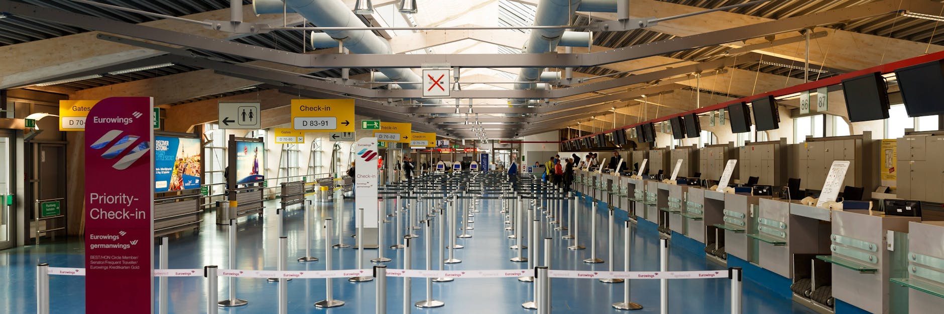 Derzeit gibt es in Tegel und Schönefeld nur 20 bis 25 Prozent der üblichen Passagiermenge.