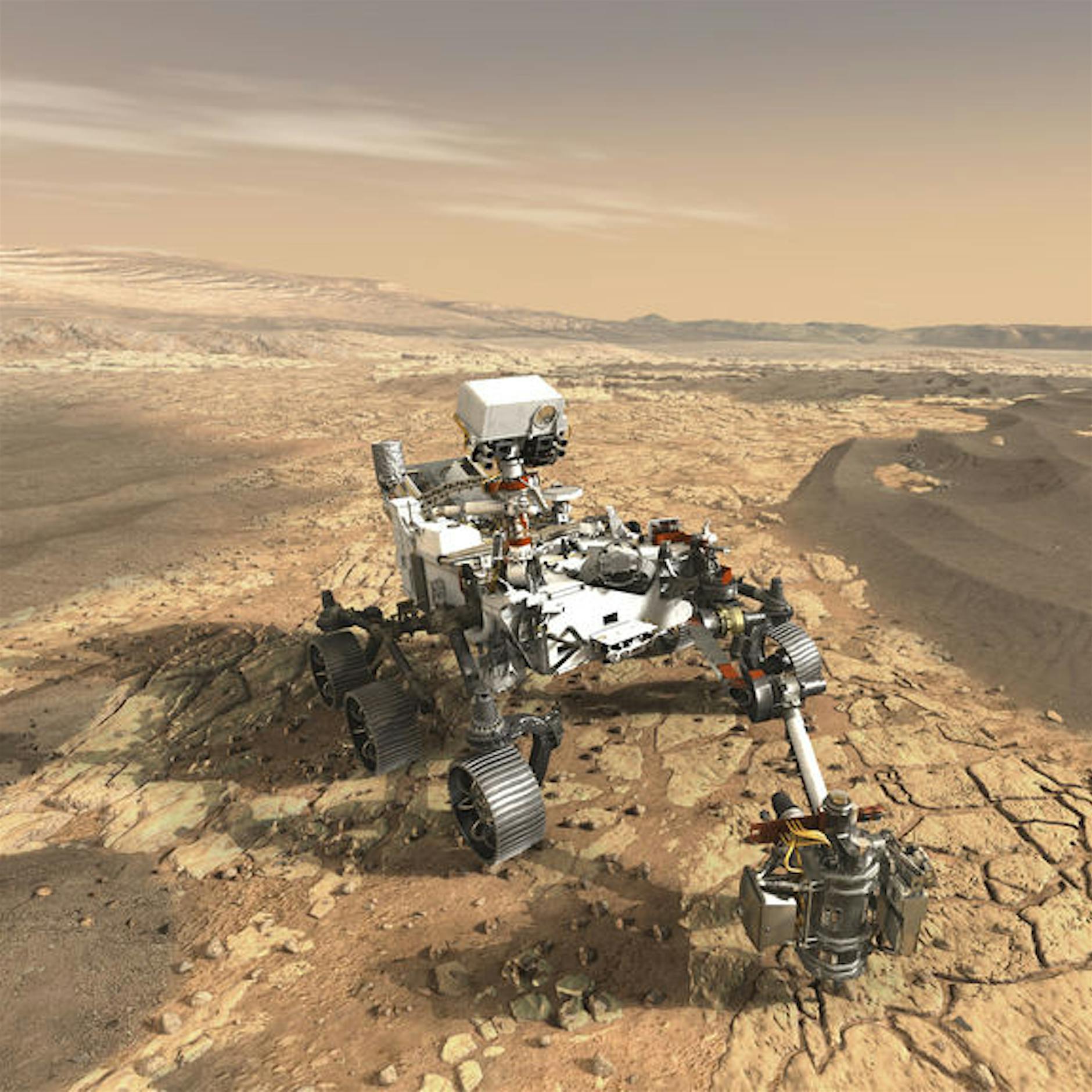 Neuer Mars-Rover soll nach Lebensspuren suchen und einen Helikopter aussetzen