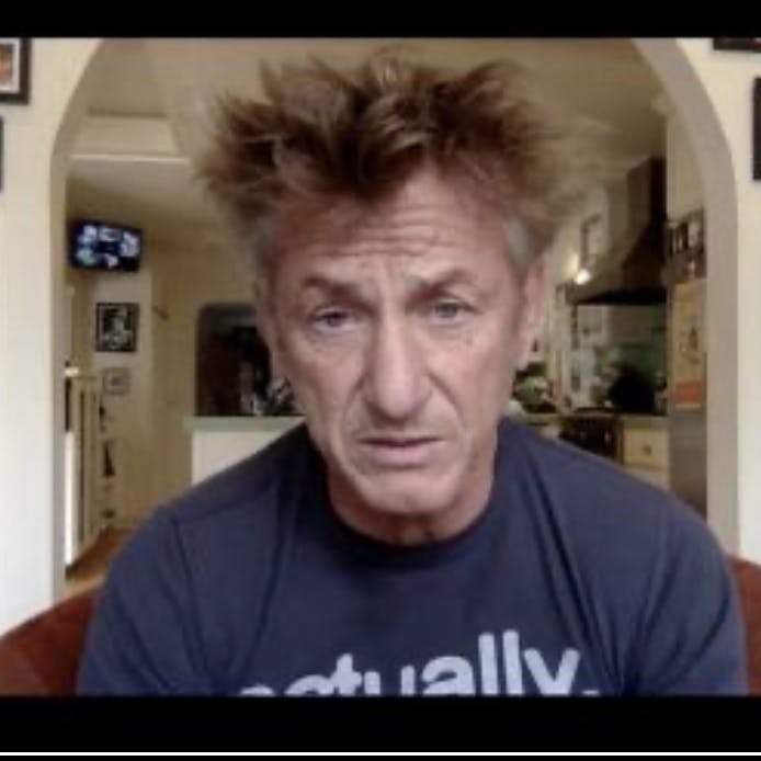 Sah keinen Grund, sich vor dem Video-Interview zu kämmen: Hollywood-Star Sean Penn