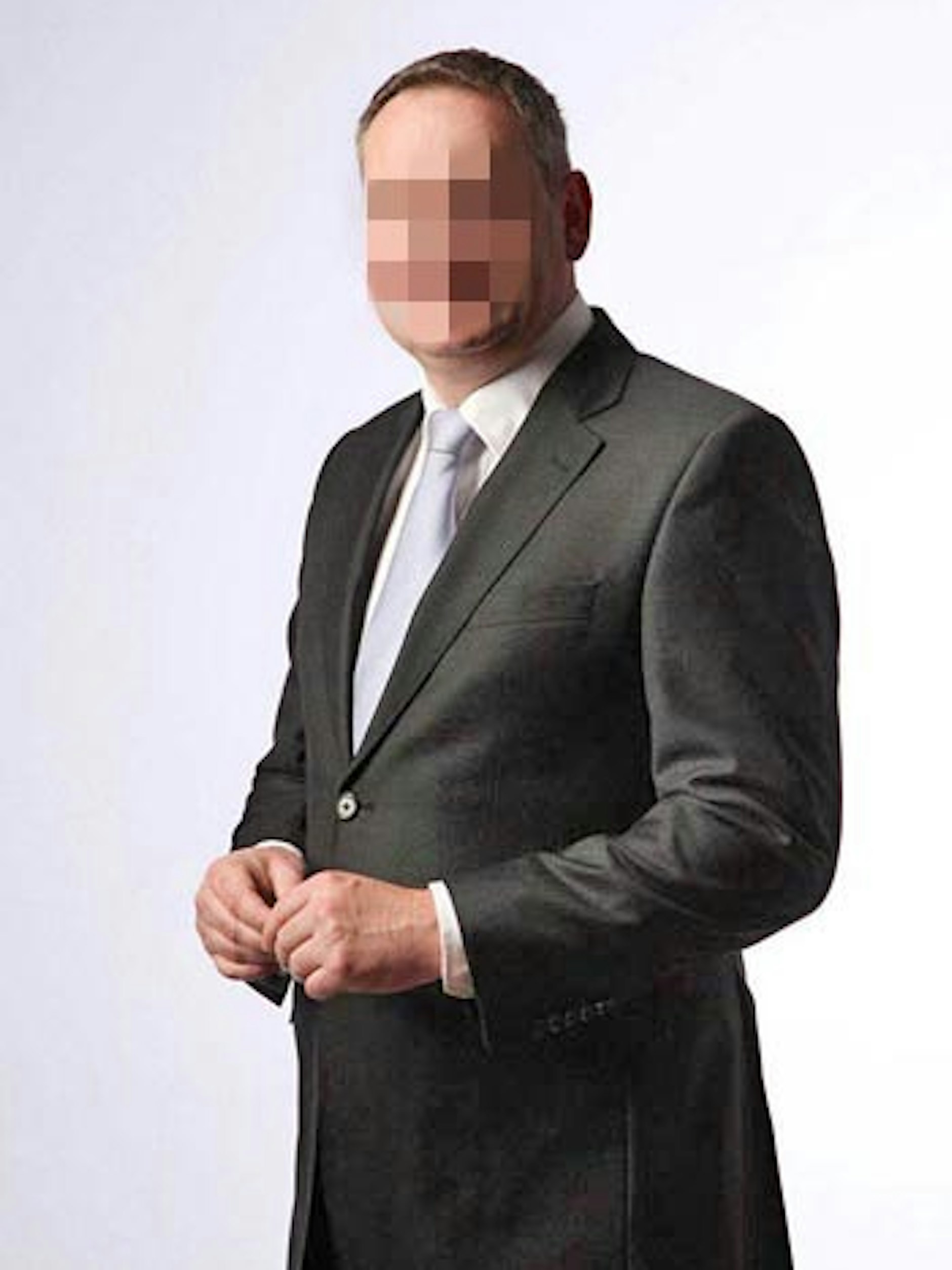 Norbert W. als vertrauenswürdiger Geschäftsmann und Buchautor. 