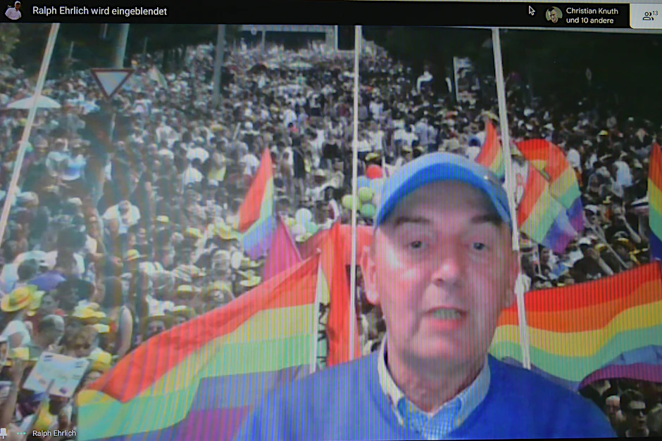 Ralph Ehrlich, Online PK zum CSD 2020 .