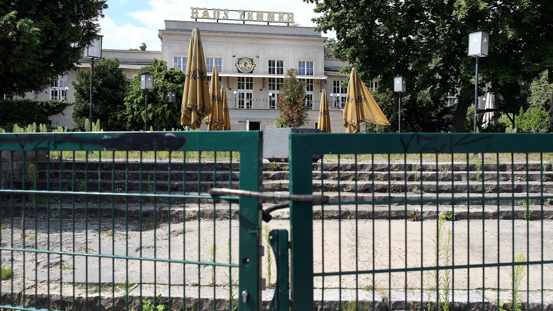 Momentan ist das Gelände noch im Dornröschenschlaf.