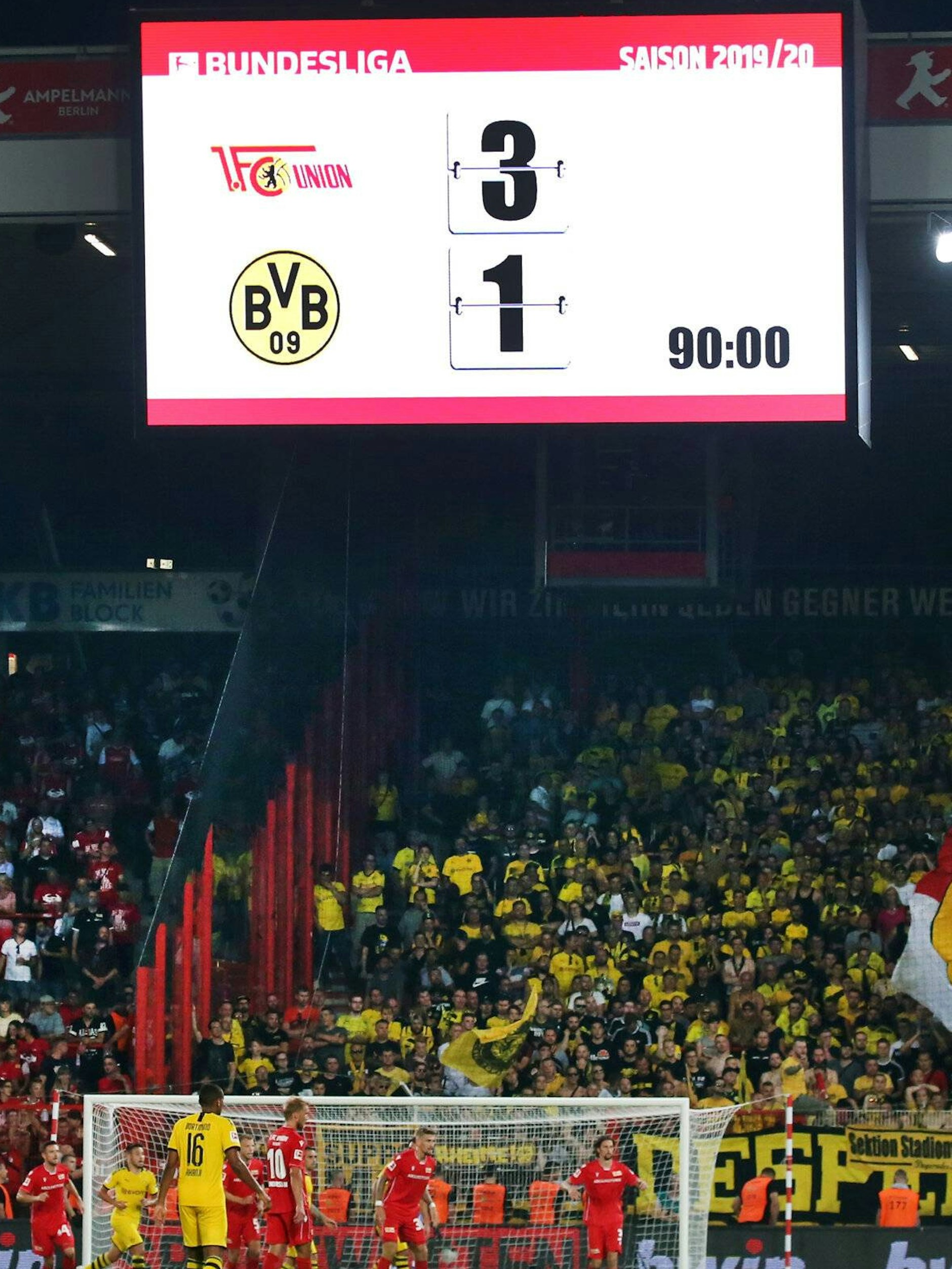 Unglaublich, aber wahr: Union bezwingt Tabellenführer Dortmund mit 3:1. 
