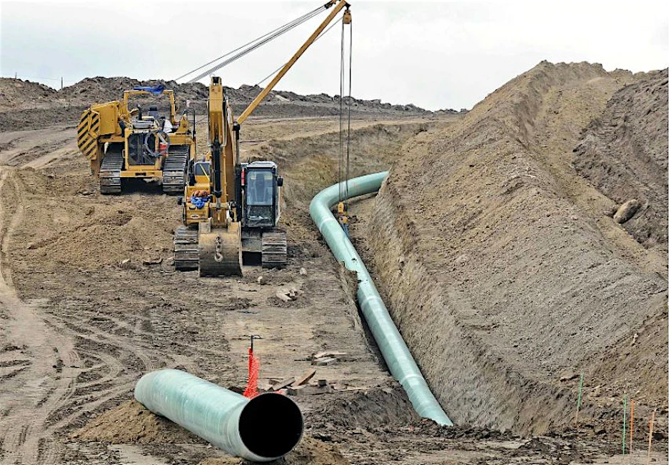Die Dakota Pipeline.