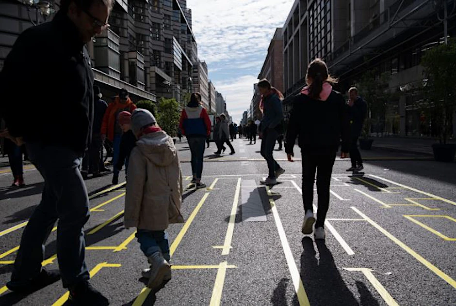 Im Oktober 2019 wurde die Friedrichstraße schon einmal für den Verkehr gesperrt.