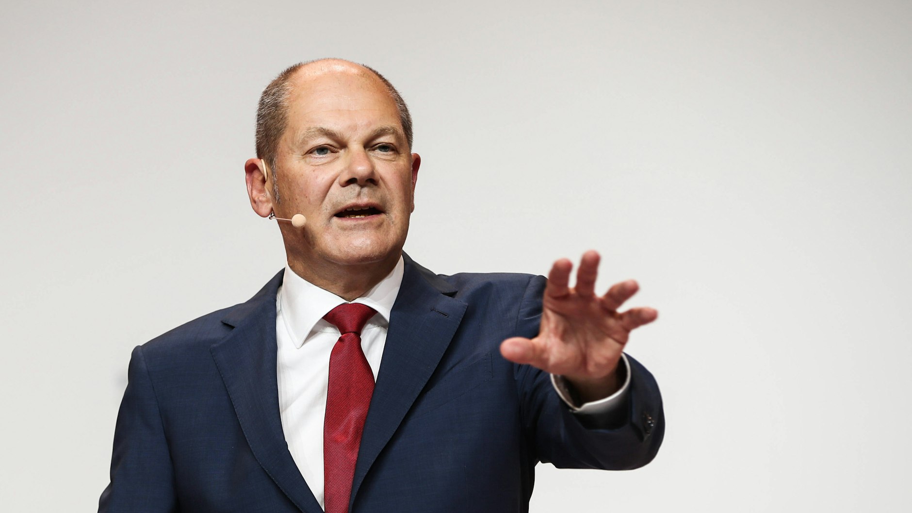 Kanzlerkandidat und Finanzminister Olaf Scholz (SPD)