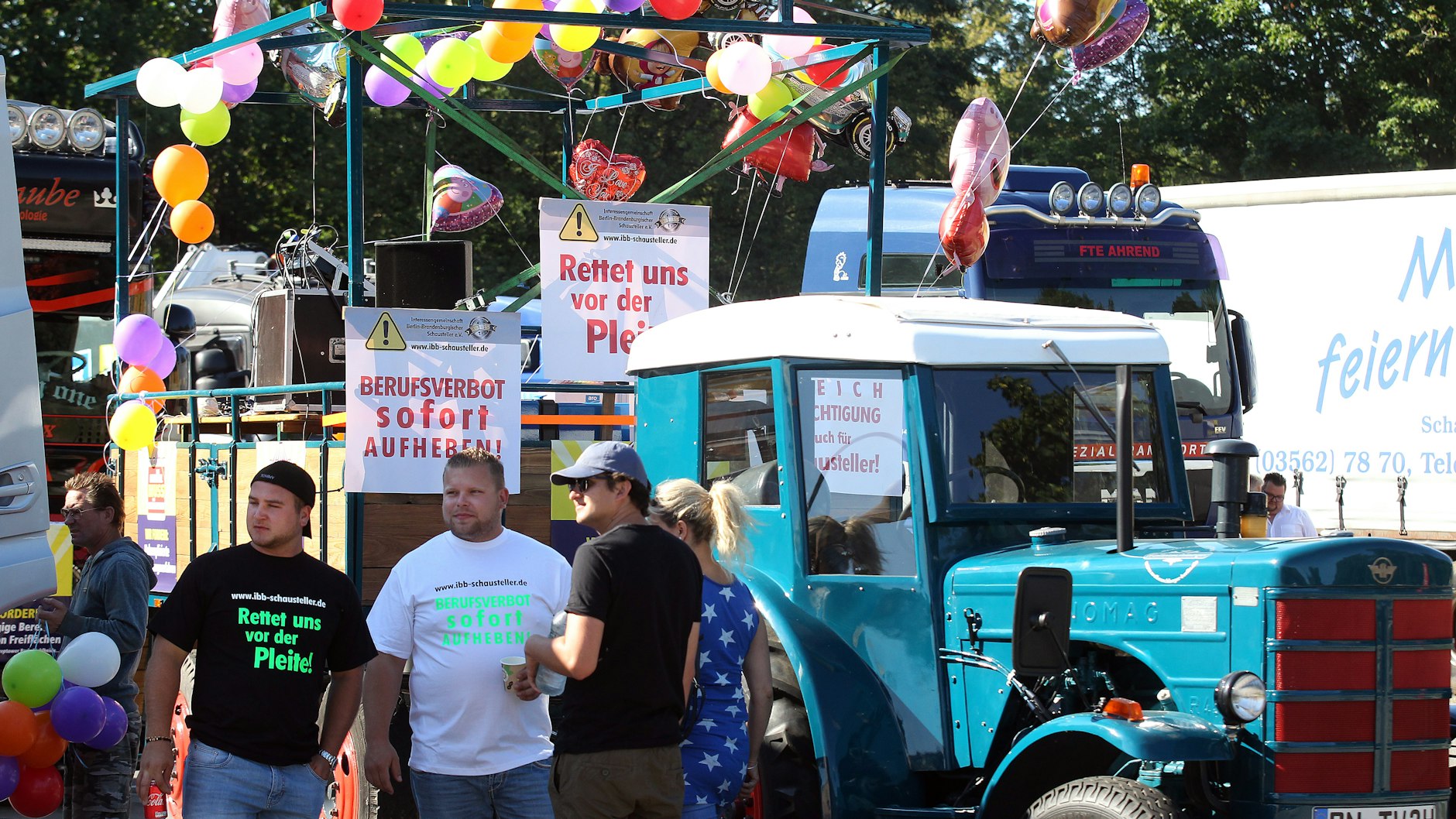 Erst kürzlich gingen in Berlin-Köpenick die Schausteller der Stadt auf die Straße.