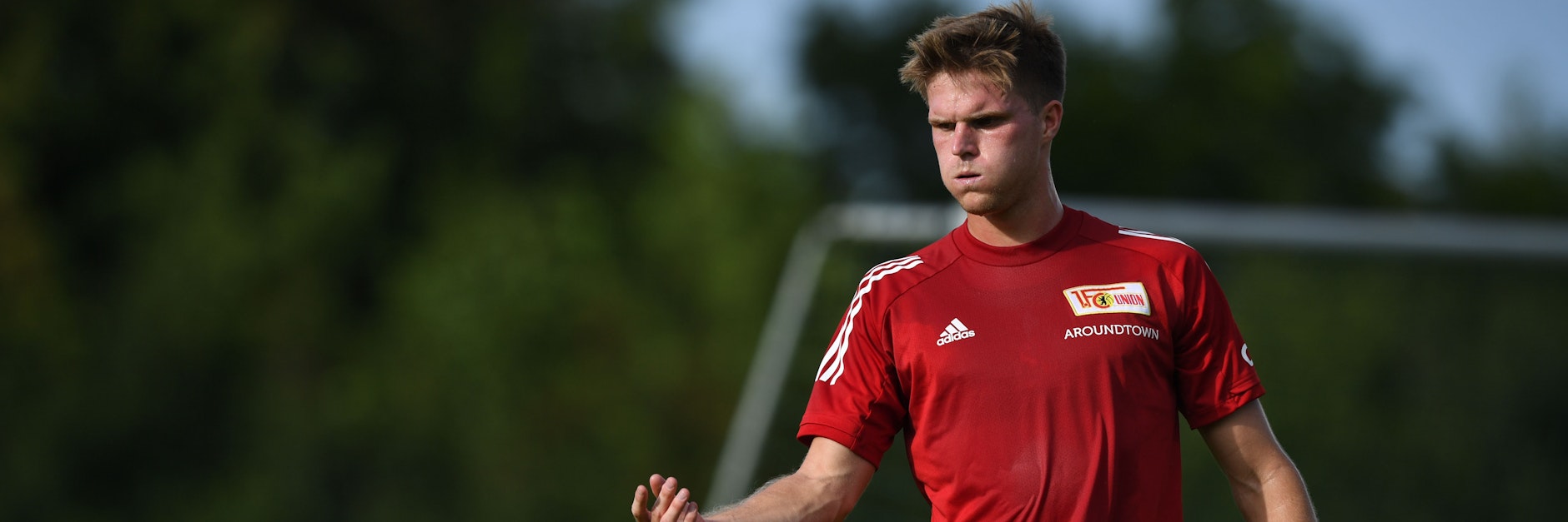 Unions Marius Bülter pumpt kräftig durch. In Bad Wörishofen werden die Eisernen derzeit mächtig vom Trainerteam gefordert.